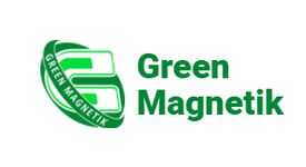 Green magnetic logo